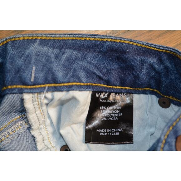 Max Jeans Women's Size 4 Crop Denim Blue - New with Tags - Picture 2 of 7